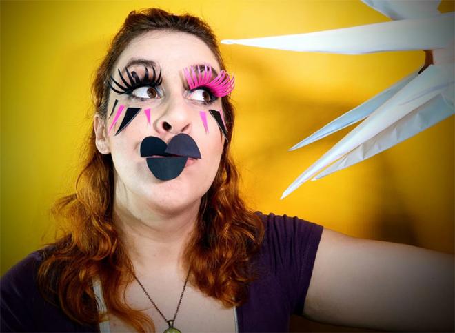 Gabriela Dominguez vai ensinar a fazer divertidas maquiagens e máscaras