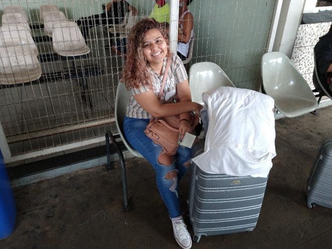 Ayeska Fernandes aguardava ônibus para embarque com destino a Belo Horizonte 