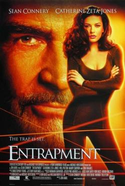 Cartaz de Armadilha, protagonizado por Connery e  Catherine Zeta-Jones 