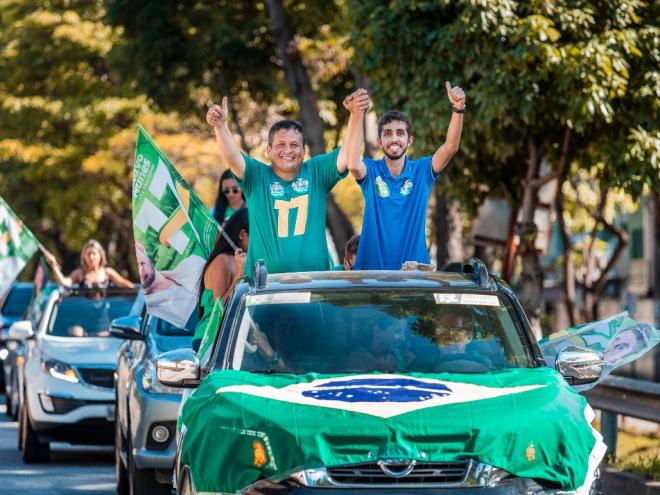 Candidato percorreu as ruas da cidade no último sábado