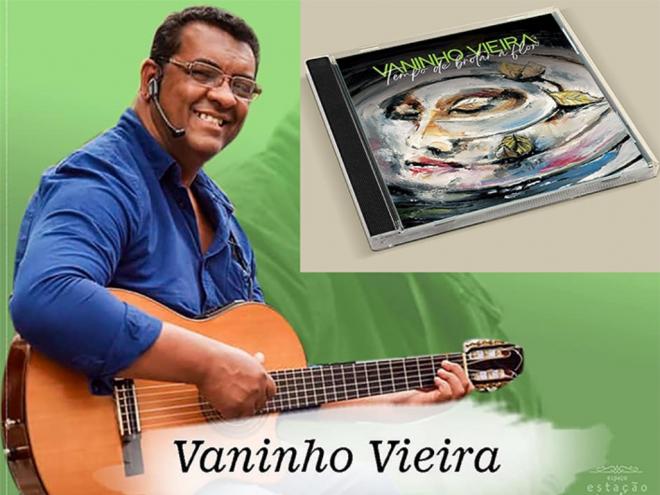 Vaninho Vieira e a capa de seu novo CD