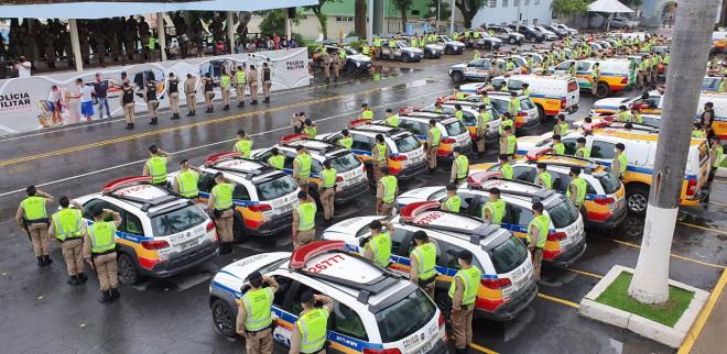 O lançamento do efetivo que irá reforçar o policiamento das eleições no interior do Estado aconteceu ontem, em solenidade em Belo Horizonte
