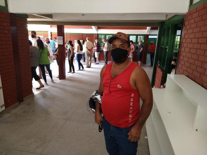 Erison Alves contou que decidiu em quem votar para vereador minutos antes de ir para a urna 