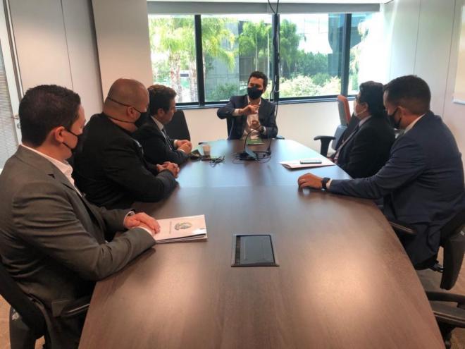 Informação foi data pelo gerente da ANTT, em reunião com o prefeito Marcos Vinicius, em Brasília