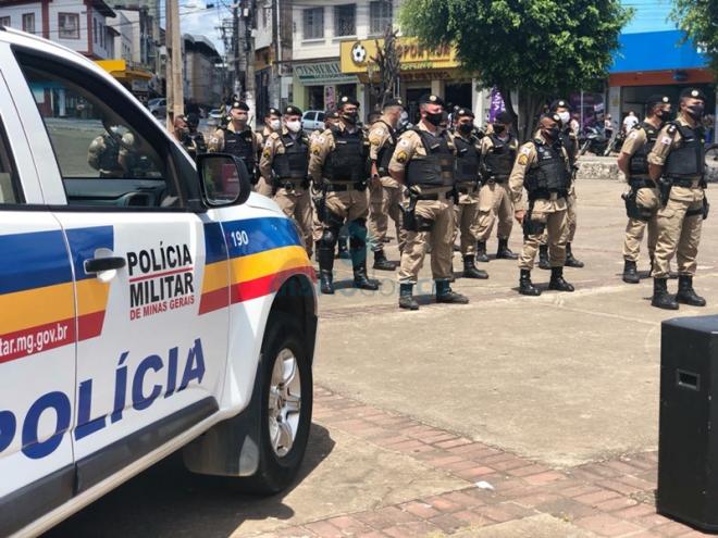 O lançamento da Operação em Fabriciano foi na Praça da Estação