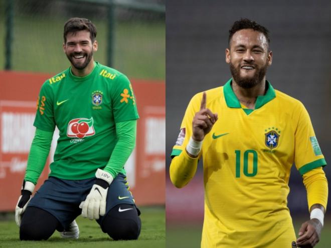 Goleiro e atacante da seleção brasileira concorrem à premiação da Fifa de melhor goleiro e melhor jogador da temporada