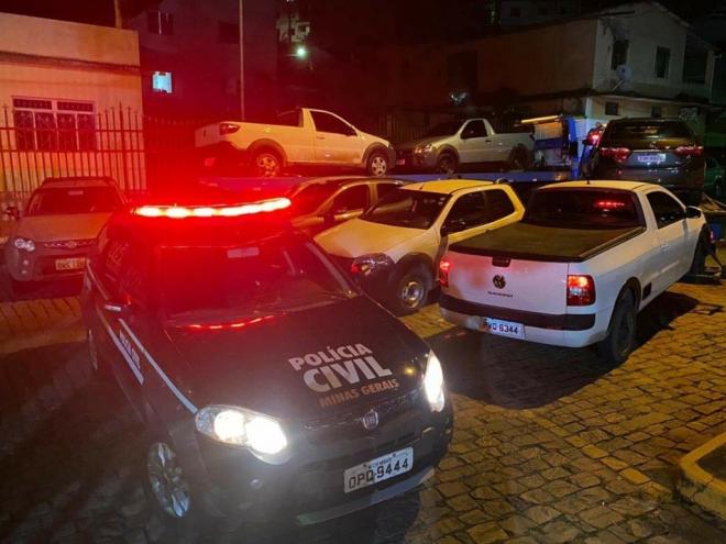 Carros furtados ou roubados nesse mês de novembro já tinham sido vendidos e circulavam com placas adulteradas