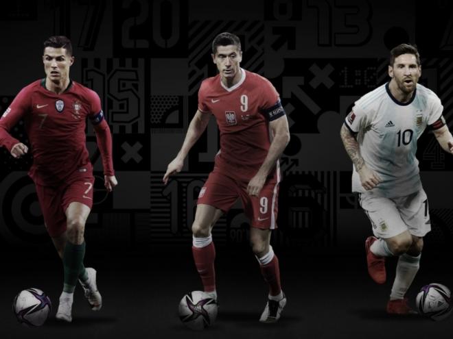 Polonês, português e argentino estão na disputa pelo prêmio de melhor jogador de futebol do mundo