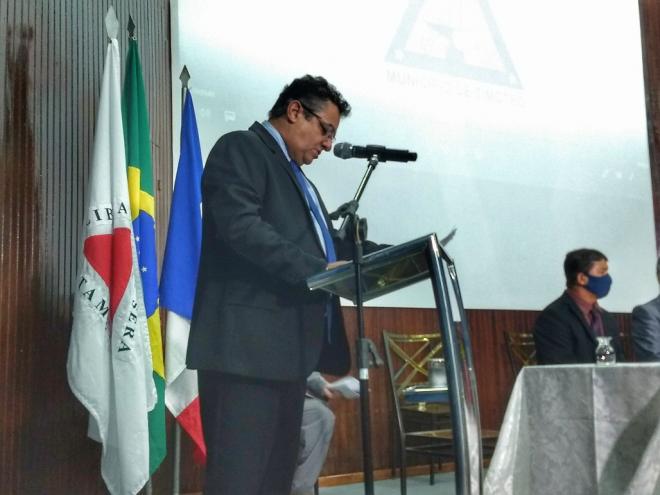 Luiz Perdigão obteve nove votos e foi eleito presidente do Legislativo timoteense