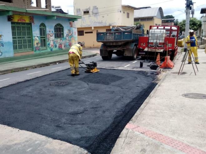 Ruas dos bairros Canaã, Bethânia e Horto foram contempladas com as revitalizações no início da semana 