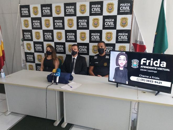 Delegados Amanda Pereira de Morais, Thiago Alves e Washington Alves Moreira Isaías