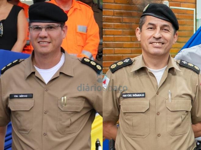 Coronel Sérvio passa o comando para o coronel Gildásio Rômulo na segunda-feira (1º)