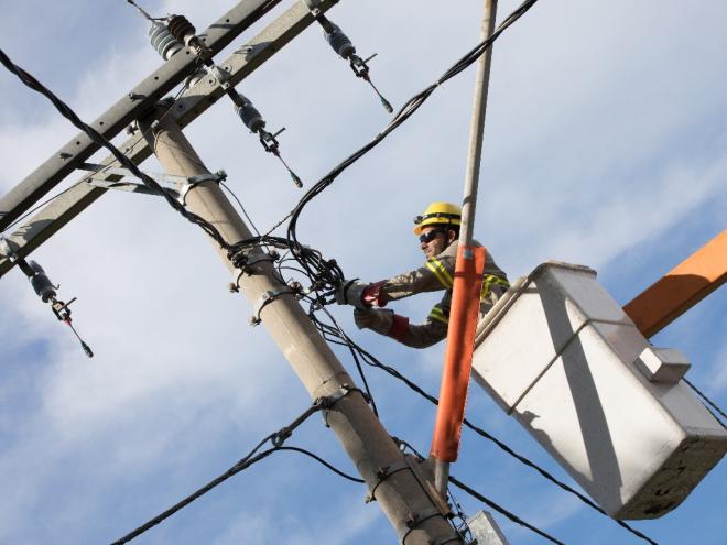 Fornecimento de energia será suspenso por causa da troca de um poste