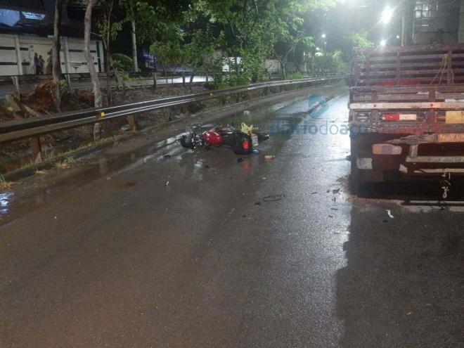 Acidente aconteceu no trecho da avenida Gerasa, no bairro Bethânia, em Ipatinga