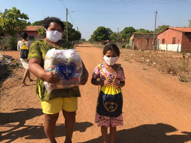 LBV promove ação solidária para ajudar população carente durante a pandemia