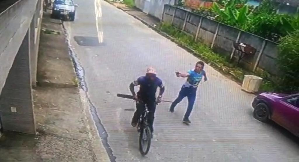 Pedro do Carmo Souza tentou escapar do seu assassino, mas não conseguiu