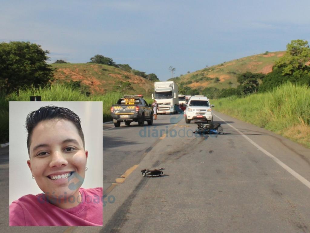 Lucca Gomes tinha 23 anos e morreu ao bater a sua moto contra um caminhão