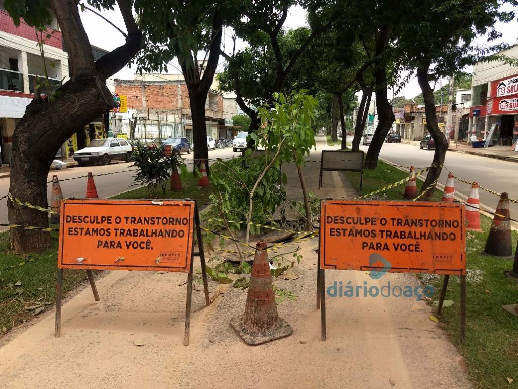 Conforme a secretaria de Obras, empresa responsável pela reforma já foi notificada e reparos deverão ser feitos após a estiagem