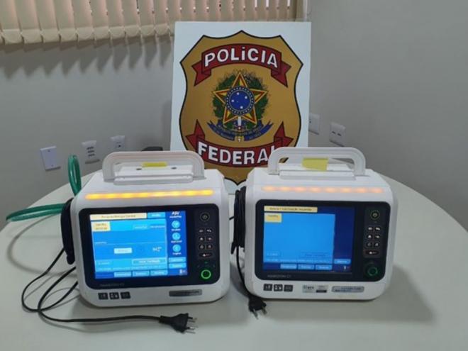 Investigação da PF recuperou em São Paulo um dos respiradores furtados em hospital de Montes Claros, o outro foi devolvido pelo próprio enfermeiro acusado do furto 