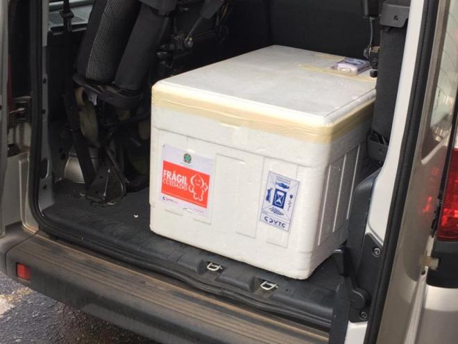 Foram distribuídas para a macrorregião do Vale do Aço 11.500 doses da vacina Coronavac