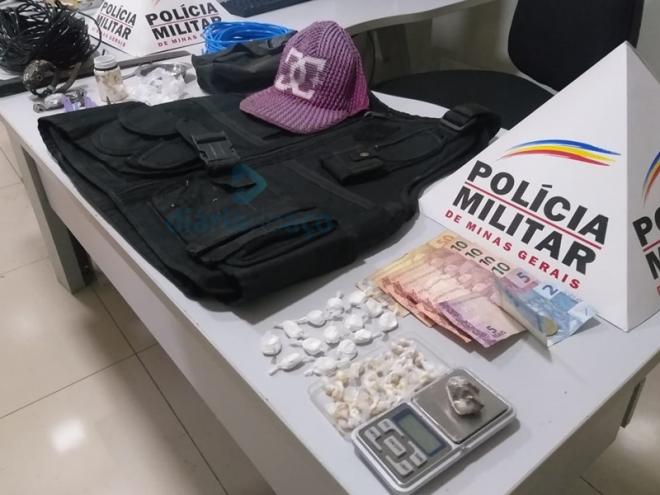 Os objetos apreendidos na nova incursão ao local denunciado 