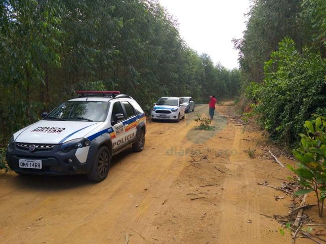 Reportagem do Diário do Aço acompanha os trabalhos da polícia na localização do corpo da enfermeira Priscila Cardoso 