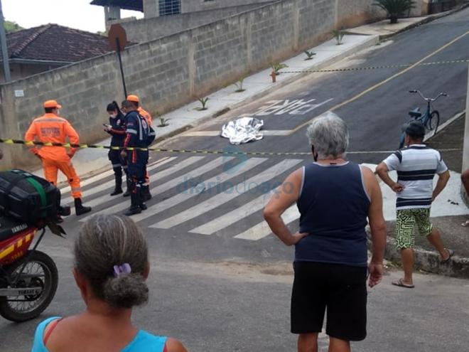 A vítima morreu antes de receber os primeiros-socorros dos resgates do bombeiro e do Samu