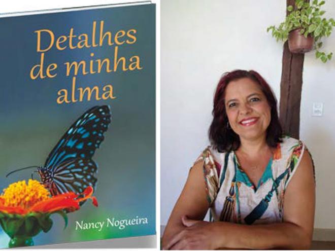 A capa do novo livro da escritora e narradora Nancy Nogueira