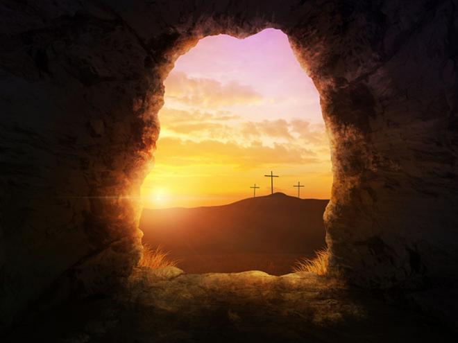 No domingo de Páscoa, os cristãos comemoram a ressurreição de Jesus