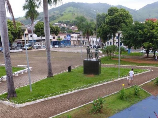A casa lotérica é localizada no entorno da praça 29 de Abril