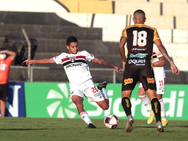 O São Paulo entrou em campo pela última vez no dia 13 de março, quando perdeu para o Novorizontino