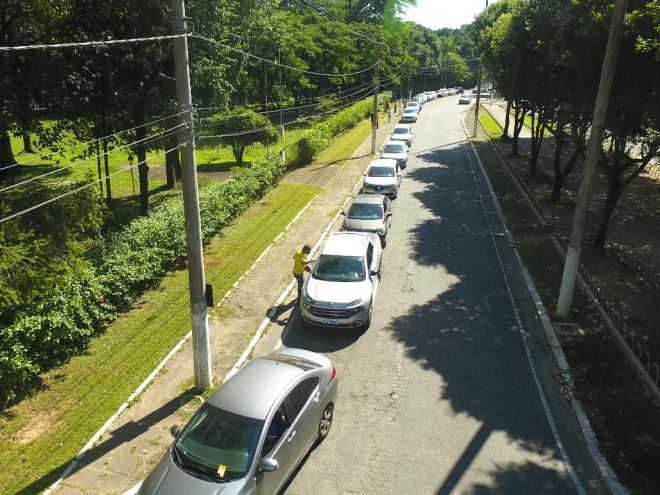 Quartel do Batalhão da PM e Fundação Aperam Acesita vão receber quem for de carro
