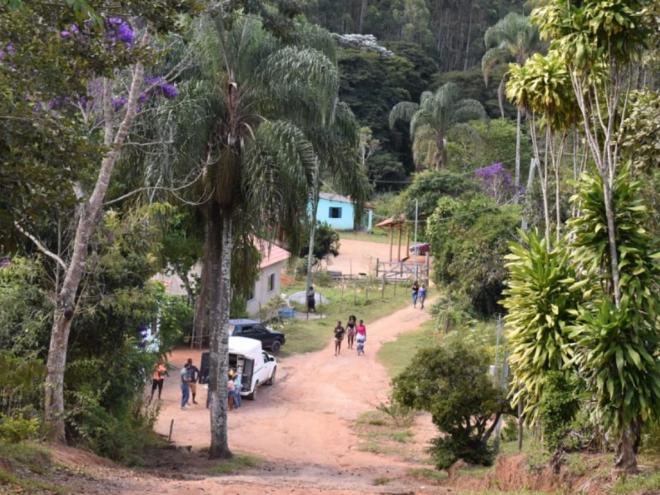 Os moradores da comunidade de Indaiá foram vacinados contra a covid-19 