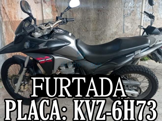 A moto furtada durante a madrugada em Coronel Fabriciano