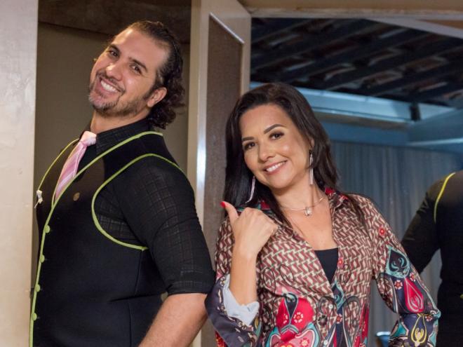 Deiverson Tófano e Flávia Rodrigues organizam o Festival Cultural
