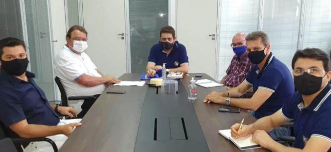 Deputado se reuniu com prefeito Marcos Vinicius e outras autoridades do governo fabricianense
