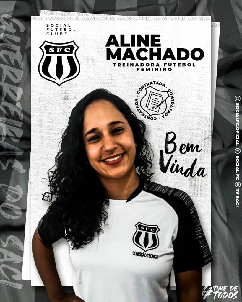 Esta será a segunda passagem de Aline Machado no clube fabricianense
