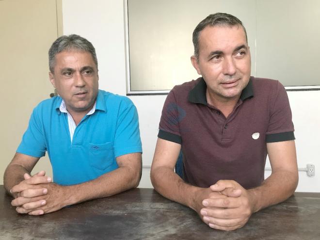 O prefeito Benedito de Assis Lima, o Ditinho (PSD) e seu vice, Élcio de Almeida Ataíde, Elcinho (MDB), enfatizam a história de Antônio Dias 