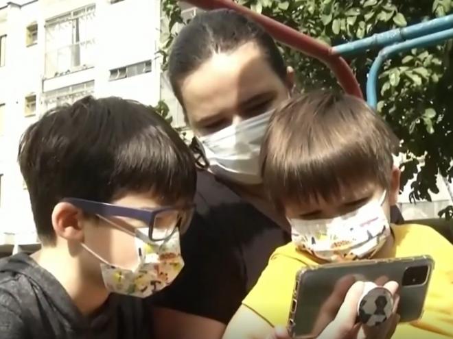 Mãe e filhos acompanharam toda a programação do festival: atrações selecionadas