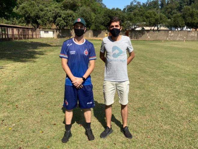 O treinador Alessandro Nunes recebeu o apoio do prefeito Gustavo Nunes, que disse acreditar no sucesso da temporada do Tigre