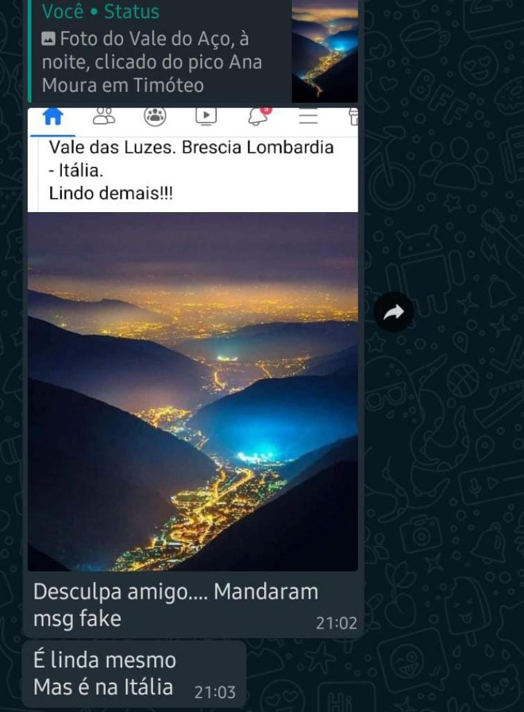 Somente na noite de domingo as pessoas descobriram a farsa e trataram alertar sobre o caso 
