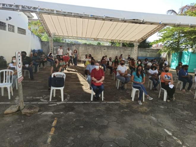 Ao todo, foram aplicadas 2,4 mil doses de vacinas neste público
