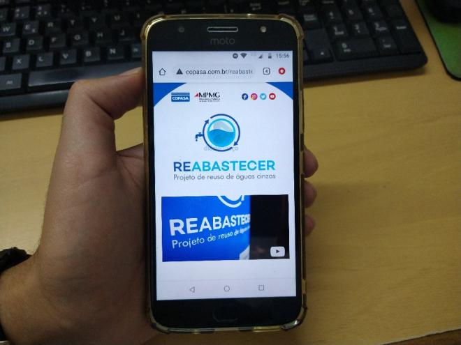 A inscrição para participar do Projeto Reabastecer deve ser feita pelo site www.copasa.com.br/reabastecer