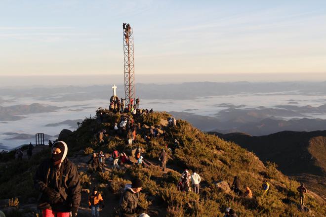 O Pico da Bandeira é o atrativo mais visitado no PNC