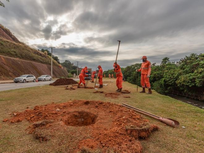 Novas intervenções são realizadas na avenida Maanaim, em Ipatinga