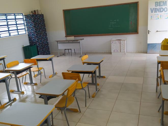 As atividades presenciais em sala de aula serão retomadas na próxima segunda-feira