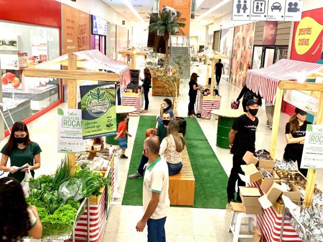 A variedade de produtos em exposição atrai novos públicos ao shopping: experiência saudável