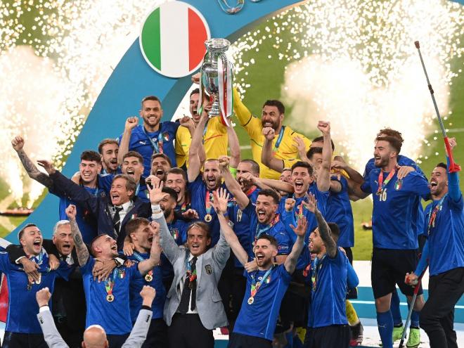 A Itália não conquistava o título continental havia 53 anos