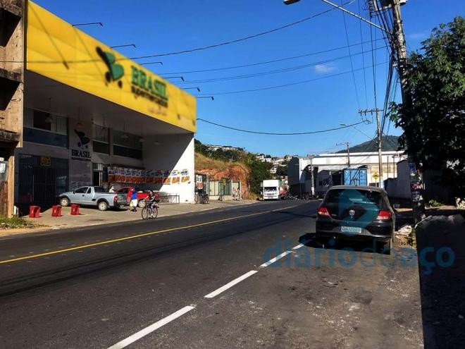 Supermercado alvo dos ladrões fica na avenida Felipe dos Santos, no bairro Cidade Nobre, em Ipatinga