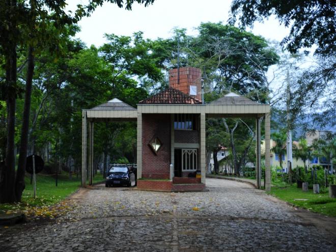 Portaria do Centro de Visitantes e centro administrativo do Perd, localizado no Km 20 da MG-760, em Marliéria 